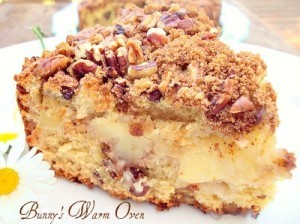 Apple Nut Sour Cream Coffee Cake