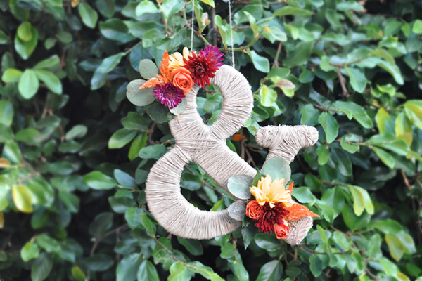Rustic Twine-Wrapped Ampersand Rustic Twine-Wrapped Ampersand