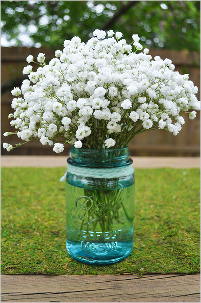 Babys Breath Spring Floral Arrangements