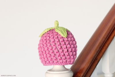 Raspberry Baby Hat Crochet Pattern