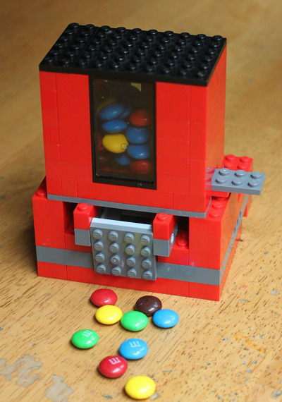 Homemade Candy Dispenser From Lego