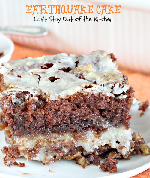 Ah-mazing Earthquake Cake