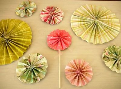 Precious Paper Pinwheel Favors and Decorations