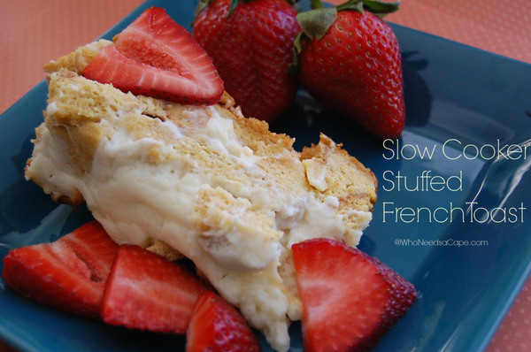 Slow Cooker Stuffed French Toast
