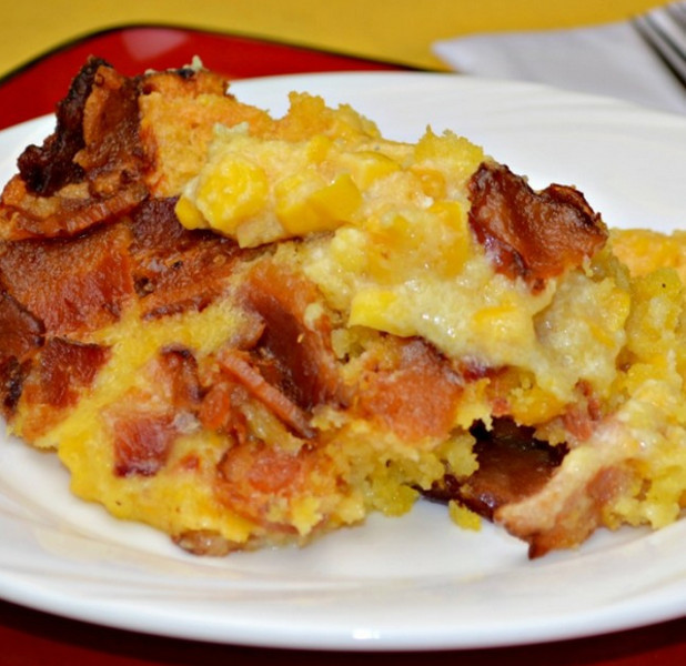 Creamy Cornbread and Bacon Casserole Creamy Cornbread and Bacon Casserole