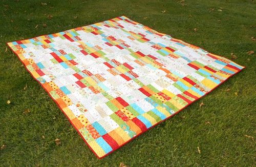 In-n-Out Jelly Roll Quilt In-n-Out Jelly Roll Quilt