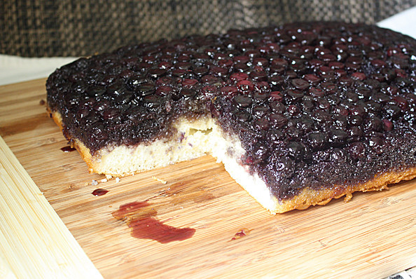 Blueberry Upside Down Cake