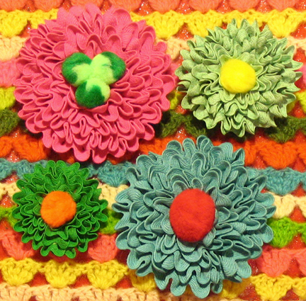 Ric Rac Fabric Flower Tutorial
