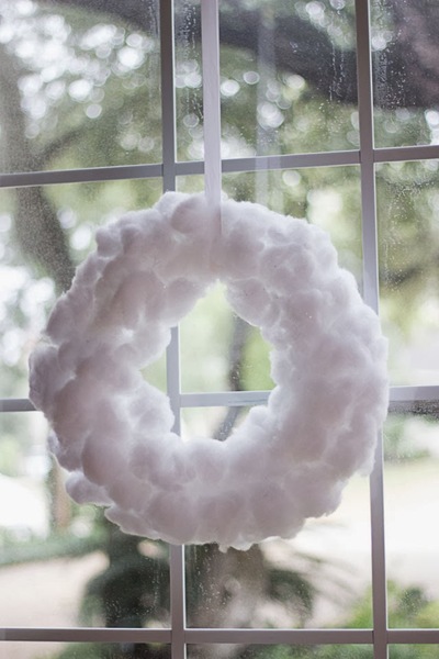 Fantasitcally Fluffy Snow Wreath