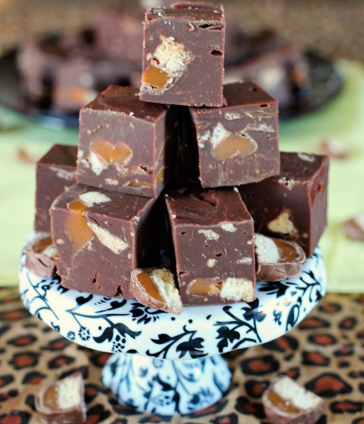 Homemade Gingerbread Twix Fudge Homemade Gingerbread Twix Fudge