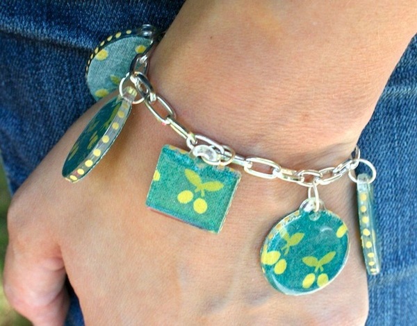 Mod Podge Charm Bracelet Mod Podge Charm Bracelet