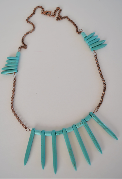 Turquoise Tribal Necklace