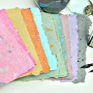 Customize your handmade paper