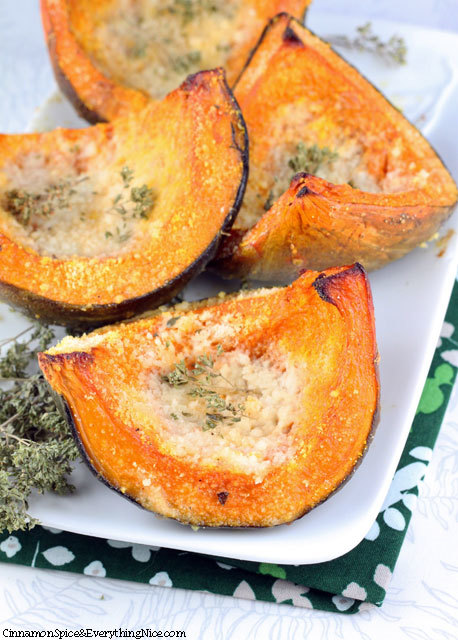 Parmesan Roasted Squash Wedges Parmesan Roasted Squash Wedges