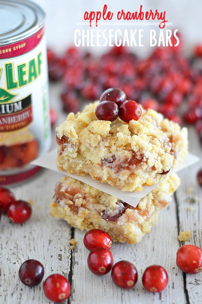 Creamy Apple Cranberry Pie Bars Creamy Apple Cranberry Pie Bars