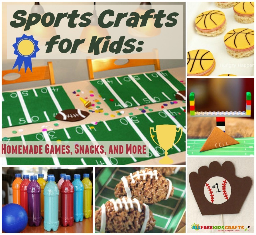 23 Sports Crafts for Kids: Homemade Games and Other Sports-Themed