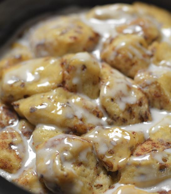 Slow Cooker Cinnamon Roll Casserole Slow Cooker Cinnamon Roll Casserole