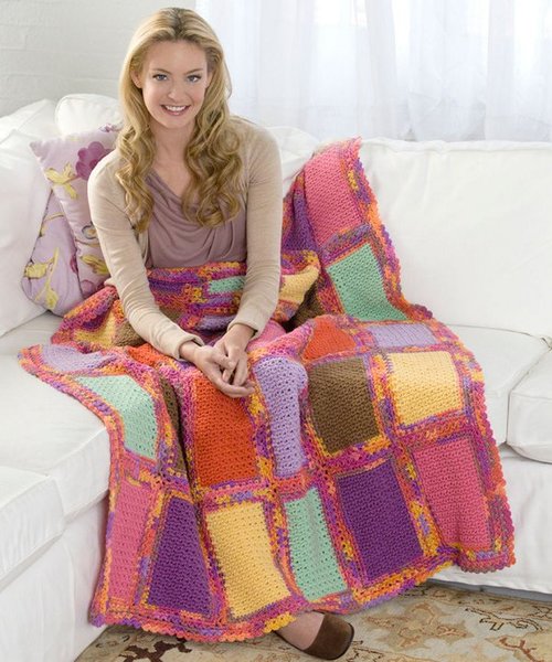 Scrap Happy Quilters Afghan