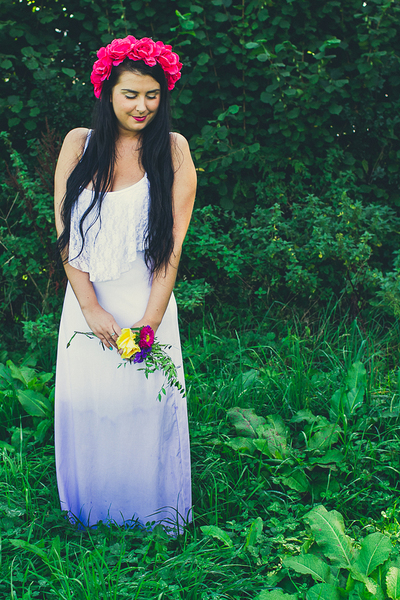 DIY Ombre Wedding Dress Tutorial