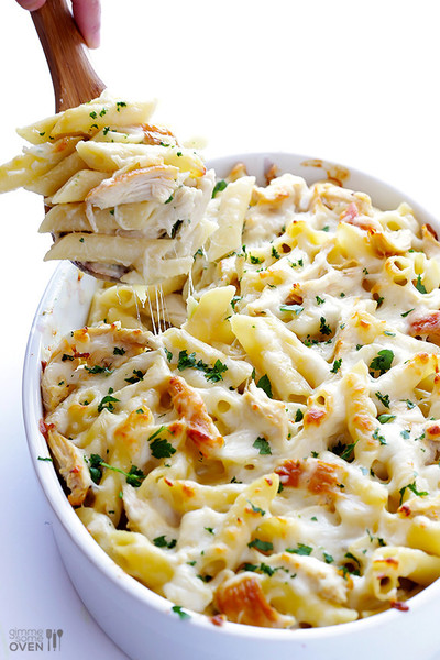 Chicken Alfredo Baked Ziti Chicken Alfredo Baked Ziti