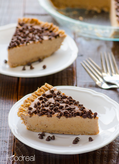 Clean No Bake Peanut Butter Pie