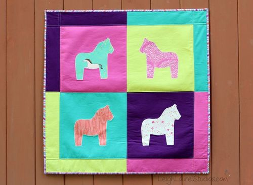 Pop Art Pony Quilt Pop Art Pony Quilt