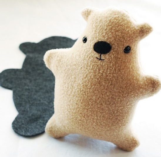 Little Gary Groundhog Hand-Sewn Plush Toy