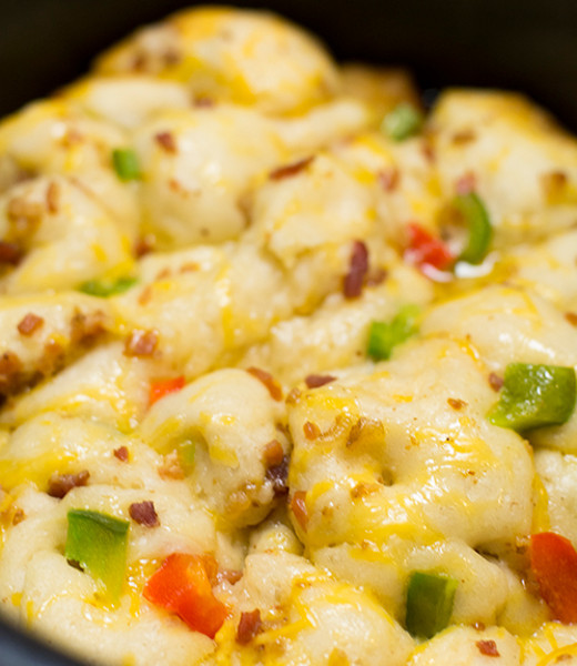 Cheesy Bacon Pull Apart Bread Cheesy Bacon Pull Apart Bread