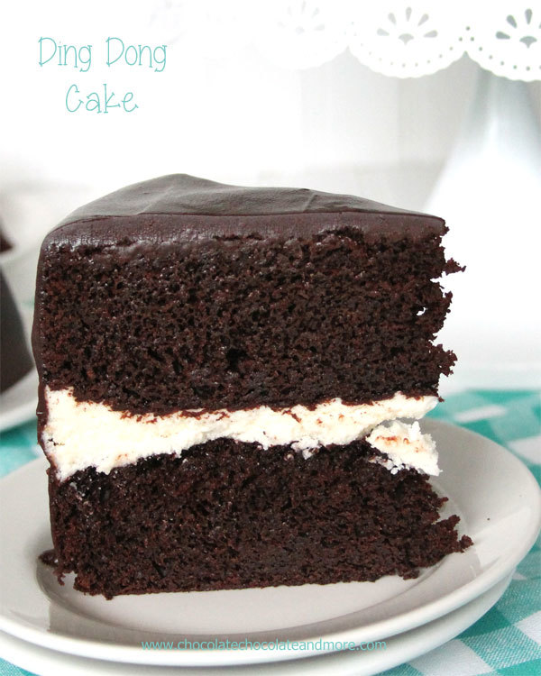 Homemade Ding Dong Cake | AllFreeCopycatRecipes.com