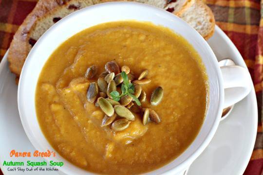 Just Like Panera's Autumn Squash Soup Just Like Paneras Autumn Squash Soup