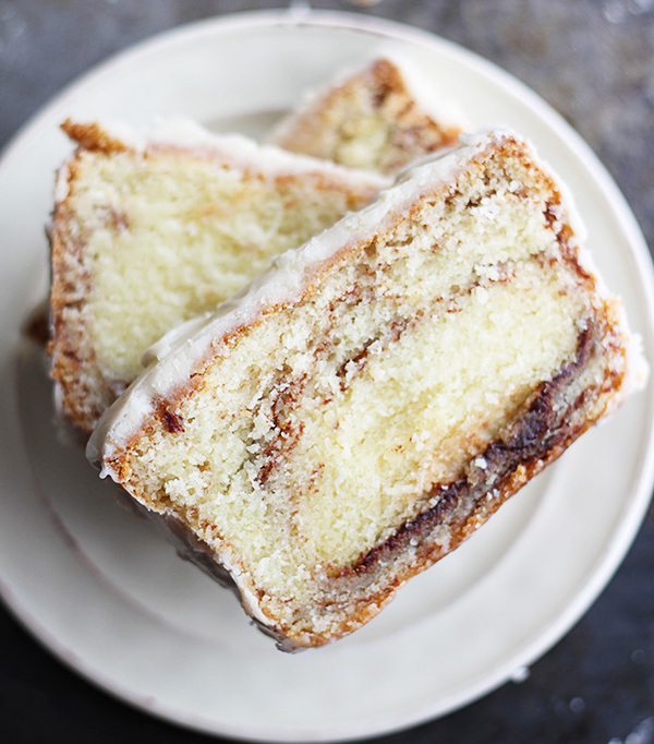 Cinnamon Roll Pound Cake