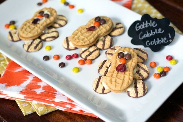 No Bake Nutter Butter Turkey Cookies No Bake Nutter Butter Turkey Cookies