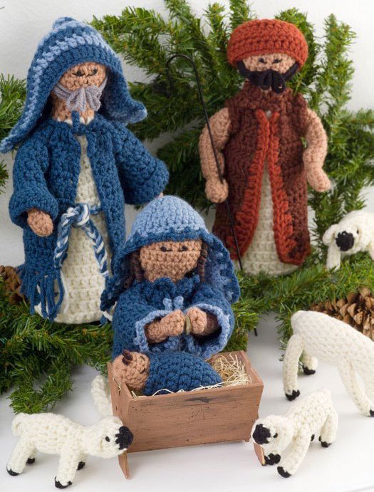 Crocheted Nativity