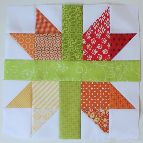 New England Cross Star Block New England Cross Star Block