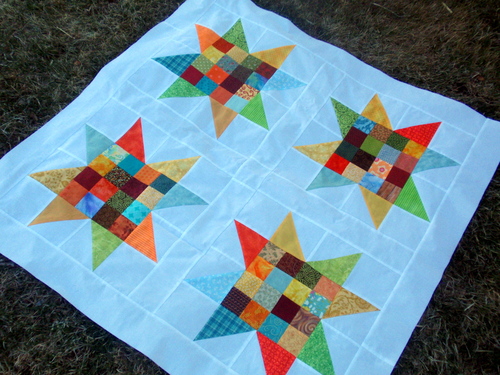 Starry Night Baby Quilt Starry Night Baby Quilt