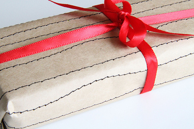 Stitched Gift Wrap