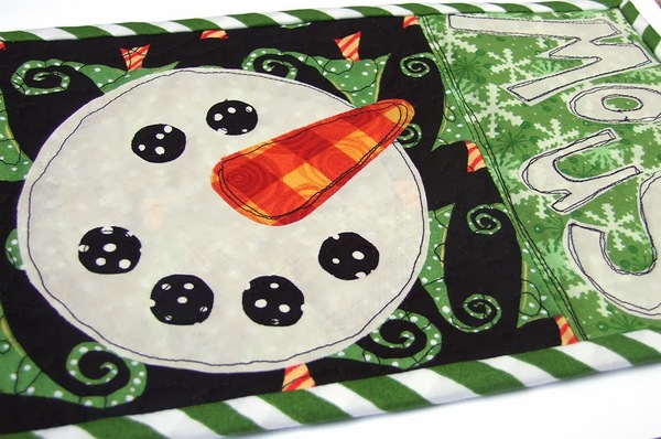 Snowman Mug Rug Pattern