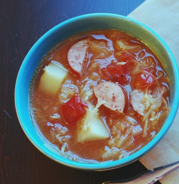 Smoked Sausage and Sauerkraut Soup Smoked Sausage and Sauerkraut Soup