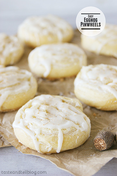 Easy Eggnog Pinwheels Easy Eggnog Pinwheels