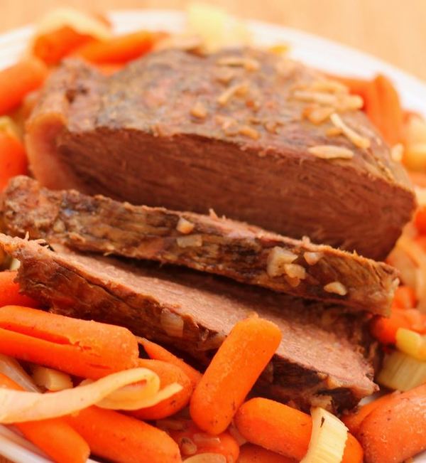 Classic Slow Cooked Roast Beef and Veggies Classic Slow Cooked Roast Beef and Veggies