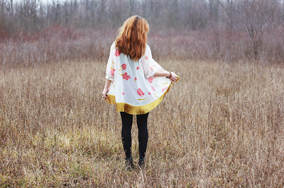 Fabulous Fringe Kimono