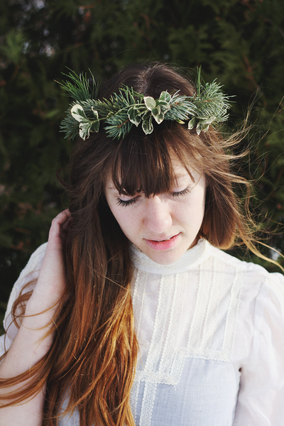 Evergreen Winter Crown