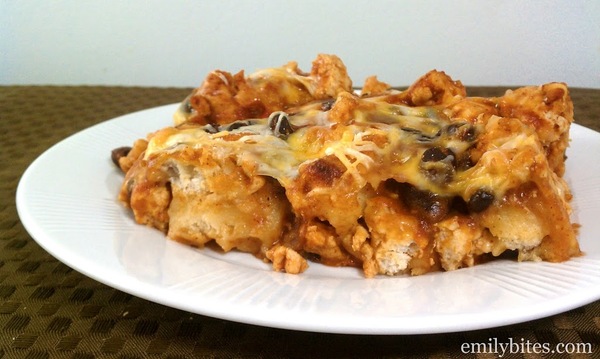 Bubble Up Enchilada Casserole