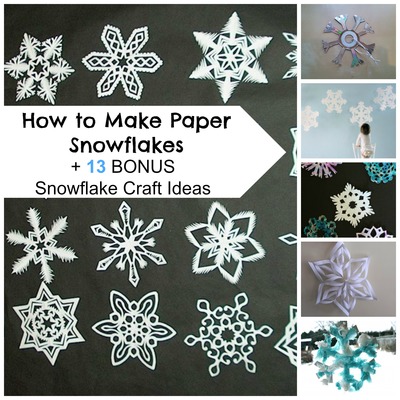How to Make Paper Snowflakes  13 Bonus Snowflake Craft Ideas