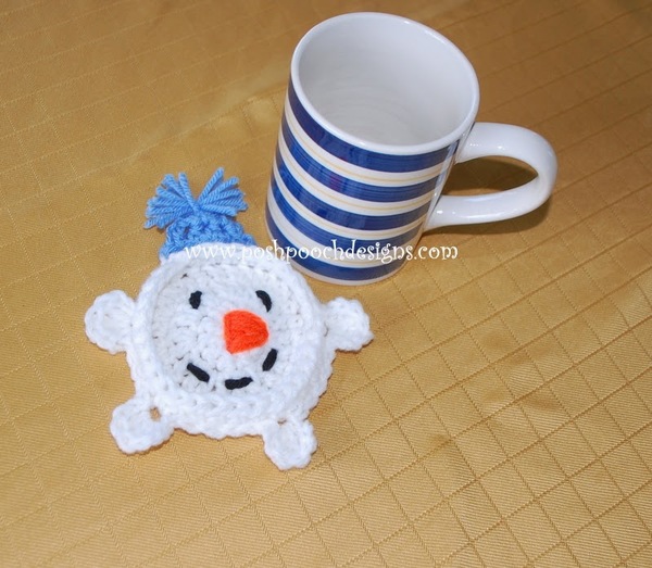Quick Snowman Coaster