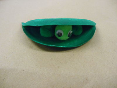Peas in a Pod Paper Plate Craft
