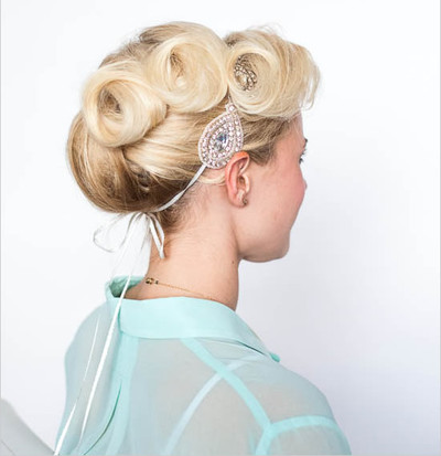 Vintage-Inspired Updo