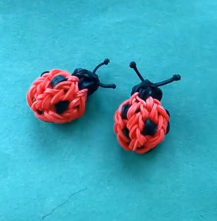 3d Ladybug Rainbow Loom Charm Allfreekidscrafts Com