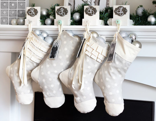 Easy Personalized Christmas Stockings