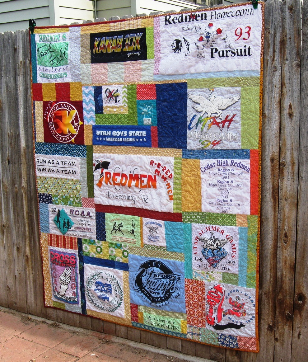 T-Shirt Memory Quilt | FaveQuilts.com